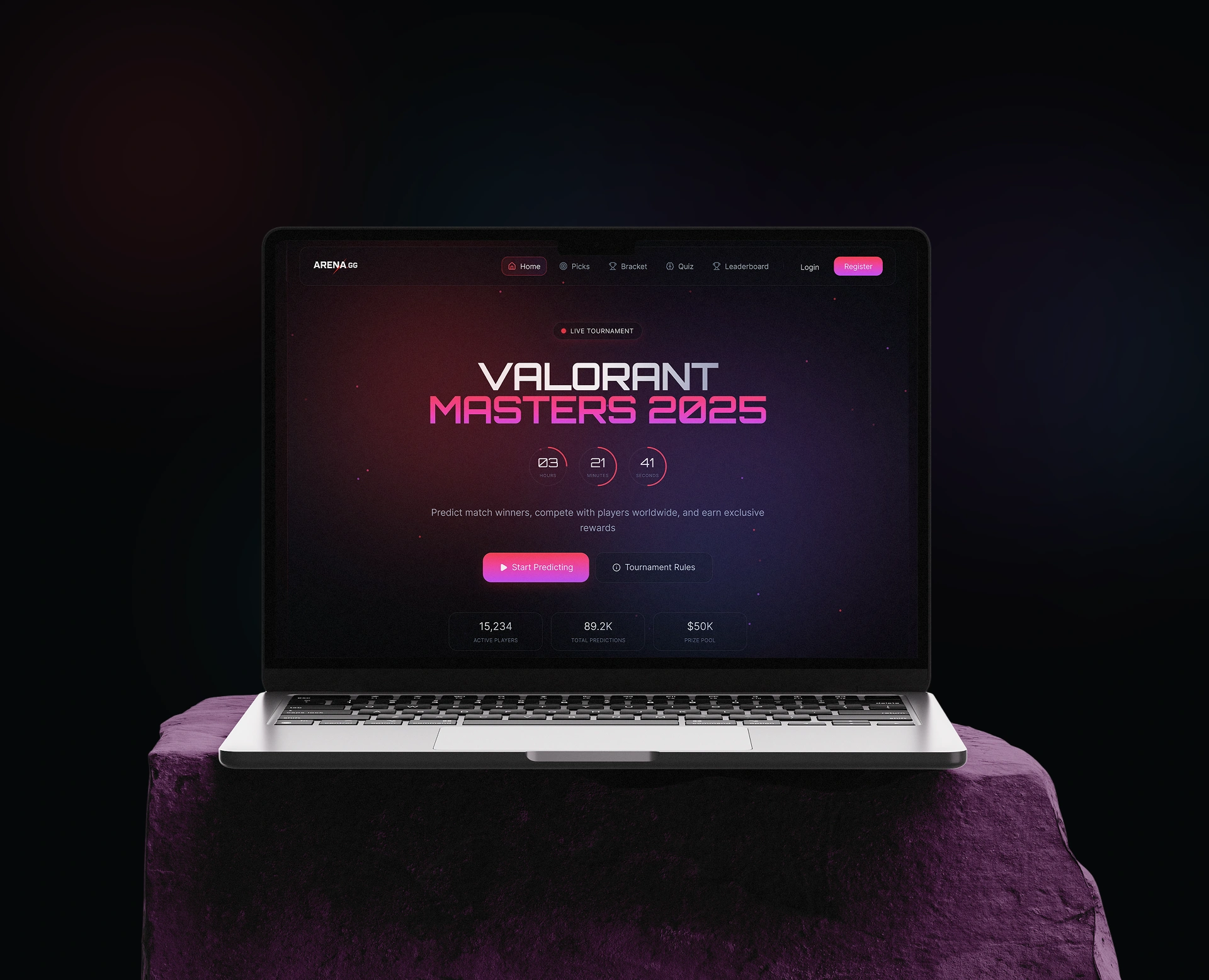 Esports UX/UI Concept Based on Real Tournament Projects